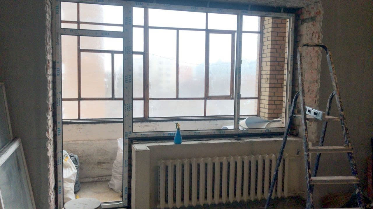 балконный блок veka
